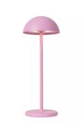 Lampy stojące - Lucide Joy 15500/02/66 lampa stołowa lampka IP54 1x1,5W LED 3000 różowa - miniaturka - grafika 1