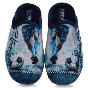 Pantofle męskie hiszpańskie Neles 4724.697 MARINO R.39 - Kapcie męskie - miniaturka - grafika 1