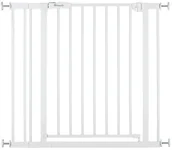 Zabezpieczenia dla dzieci - Hauck Open N Stop 2 -turvaportti, 75 - 80 cm, valkoinen + 9 cm jatkopala - miniaturka - grafika 1