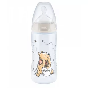 NUK BUTELKA 300ML WSKAŹNIKIEM TEMPERATURY KUBUŚ PUCHATEK SMOCZEK SILKONOWY 0-6 66534-uniw - Butelki dla niemowląt - miniaturka - grafika 1