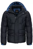 Kurtki męskie - Lee Puffer Jacket Męska Kurtka Zimowa Logo L87Xum01-Xl - miniaturka - grafika 1