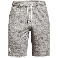 Spodenki męskie - Męskie szorty Under Armour Rival Terry Short Rozmiar: S / Kolor: biały - miniaturka - grafika 1