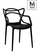 Krzesła - Modesto Design MODESTO krzesło HILO czarne - polipropylen PP044.BLACK - miniaturka - grafika 1