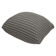 Pufy i podnóżki - Szary puf w kształcie poduszki Bonami Essentials Knit - miniaturka - grafika 1
