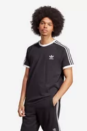 Koszulki męskie - adidas Originals t-shirt bawełniany kolor czarny wzorzysty - miniaturka - grafika 1