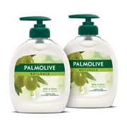 Mydła - Palmolive mydło w płynie Olive & Milk 2x300 ml - miniaturka - grafika 1