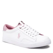 Trampki damskie - Tenisówki Polo Ralph Lauren Theron V RF104103 Biały - miniaturka - grafika 1