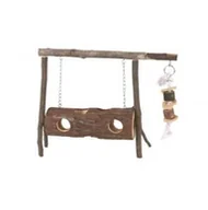 Akcesoria dla gryzoni - PanamaPet Plac zabaw dla gryzoni, drewniany, 30x20cm - miniaturka - grafika 1