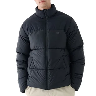 Kurtka 4F WAW24TDJAM48520S - czarna - Kurtki i kamizelki sportowe męskie - miniaturka - grafika 1