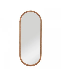 Lustro Drewniane Lustro Owalne Ali 90 cm - Lustra - miniaturka - grafika 1