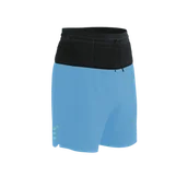 Spodnie sportowe damskie - COMPRESSPORT Spodenki biegowe TRAIL RACING 2-IN-1 SHORT norse blue - miniaturka - grafika 1