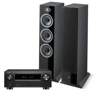 Zestaw stereo: Denon AVC-X3800H + Focal THEVA N°3, Kolor: Dark Wood - Zestawy stereo - miniaturka - grafika 1