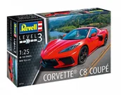Samochody i pojazdy dla dzieci - Model plastikowy Samochód Corvette C8 Coupe 1/25 - miniaturka - grafika 1