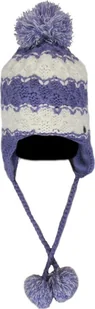 Brekka Czapka zimowa Brekka Wave Peru damska : Kolor - Fioletowy - Czapki damskie - miniaturka - grafika 1