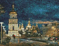 Malowanie po numerach - Diamentowa mozaika - Plac Sofijski 40x50cm - Ideyka - miniaturka - grafika 1