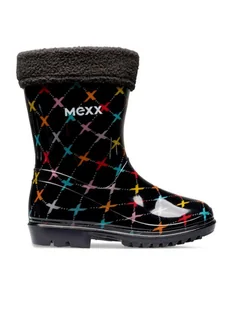 MEXX Kalosze MXGIG000101K Czarny - Buty dla dziewczynek - miniaturka - grafika 1