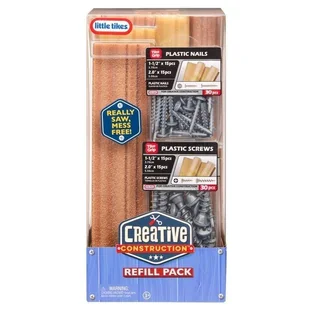 Creative Construction Wood, Nails and Screw Bundle - Mały majsterkowicz - miniaturka - grafika 1