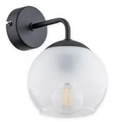 Lampy ścienne - Lemir Segre kinkiet 1 pł. / czarny matowy O3090 K1 CZA O3090 K1 CZA - miniaturka - grafika 1