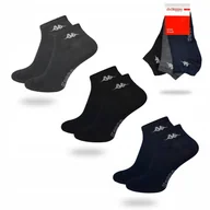 Skarpetki męskie - KAPPA SNEAKER skarpety stopki 3-PAK zestaw - 35-38 - miniaturka - grafika 1