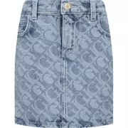 Spodnie i spodenki dla dziewczynek - Guess Szorty | Regular Fit - miniaturka - grafika 1