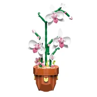 Klocki - Storczyk w doniczce z klocków klocki konstrukcyjne 379el orchidea dzień kobiet - miniaturka - grafika 1