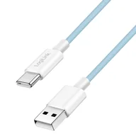 Kable komputerowe i do monitorów - LogiLink CU0330 kabel USB USB 2.0 1 m USB A USB C Niebieski - miniaturka - grafika 1