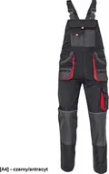 Odzież robocza - CERVA FF HANS - ogrodniczki - czarny/antracyt 60 - miniaturka - grafika 1