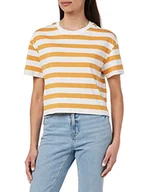 Koszulki i topy damskie - Mavi Damska koszulka w paski, pomarańczowy, XXS - miniaturka - grafika 1