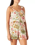 Akcesoria do bielizny - women'secret Damski kombinezon z podwiązkami, Brązowy nadruk., XS - miniaturka - grafika 1