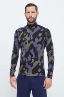 Bielizna sportowa męska - Icebreaker longsleeve funkcyjny Merino 260 Vertex kolor zielony - miniaturka - grafika 1