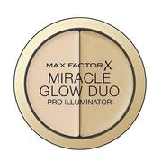 Rozświetlacze do twarzy i ciała - MaxFactor Max Factor - MIRACLE GLOW DUO - PRO ILLUMINATOR - Kremowy rozświetlacz i korektor  - 10 LIGHT MAXKIKO-IKO-01 - miniaturka - grafika 1