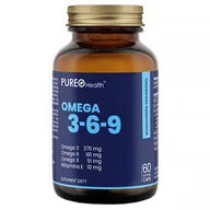 Serce i układ krążenia - Pureo Health Omega 3-6-9, 60 kapsułek - miniaturka - grafika 1