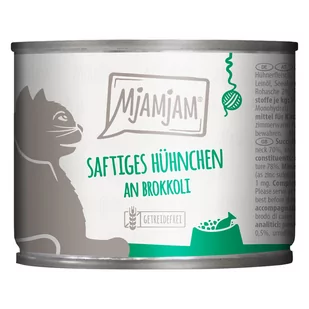 MjAMjAM 6 x 200 g - Soczysty kurczak z brokułami - Mokra karma dla kotów - miniaturka - grafika 1
