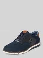 Półbuty męskie - Buty sznurowane z fakturowanym wzorem model ‘Sandman’ - miniaturka - grafika 1