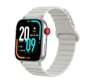 Smartwatch - Colmi C8 Max 52mm Srebrna koperta z szarym paskiem - miniaturka - grafika 1