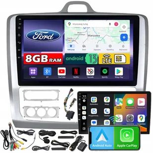 Radio samochodowe NCS ZQ9 Ford Focus Mk2 2004-2011 nawigacja 8GB LTE - Radia samochodowe - miniaturka - grafika 1