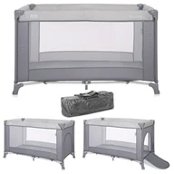 Łóżeczka i kojce - ŁÓŻECZKO TURYSTYCZNE 1 POZIOMOWE Lorelli Torino GREY - miniaturka - grafika 1