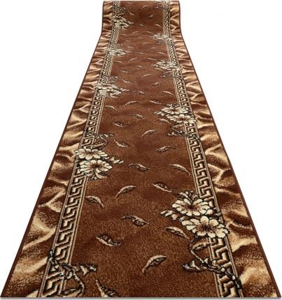 Dywany Łuszczów CHODNIK BCF TRIO brąz 70 cm, 70x1350 cm