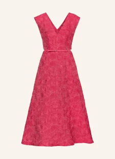 Max Mara Studio Sukienka Koktajlowa Valdese Z Żakardu pink - Sukienki - miniaturka - grafika 1