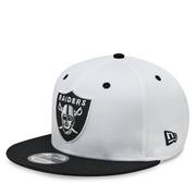 Czapki męskie - Czapka New Era White Crown Patch 950 Raiders 60364275 Biały - miniaturka - grafika 1