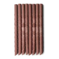 Sztućce dla dzieci - Nuuroo - Słomki Silikonowe Zestaw Rodzinny 8 Pack Ada Red - miniaturka - grafika 1