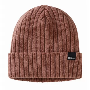 Czapki męskie - Czapka zimowa Jack Wolfskin CUSHY BEANIE wild ginger - S - grafika 1