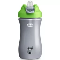 Butelki dla niemowląt - Butelka CHICCO Pop Up 350 ml Zielony - miniaturka - grafika 1