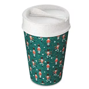 Kubek na kawę na wynos ISO TO GO, 400 ml, wzór geometryczny, KOZIOL - Kubki termiczne - miniaturka - grafika 1