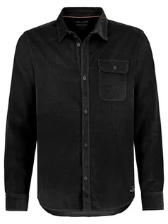 Koszule męskie - Urban Surface Koszula sztruksowa w kolorze czarnym - grafika 1