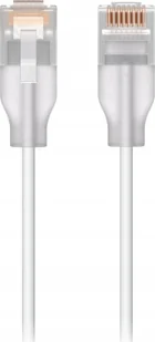 Ubiquiti UACC-Cable-Patch-EL-1M-W kabel sieciowy Półprzezroczysty, Biały Cat6 - Kable miedziane - miniaturka - grafika 1