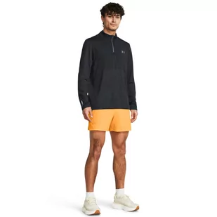 Męskie spodenki do biegania Under Armour Launch Elite 5'' Short - pomarańczowe - UNDER ARMOUR - Spodnie sportowe męskie - miniaturka - grafika 1