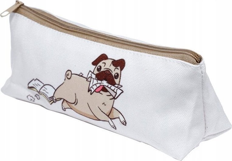 Piórnik Puckator Piesek Mops piórnik pies saszetka na suwak