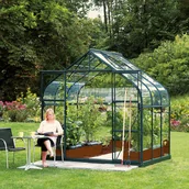 Szklarnie ogrodowe - VITAVIA szklarnia DIANA 5000 szkło 3 mm zielona LG4224 - miniaturka - grafika 1