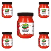 Koncentraty warzywne, przeciery - Łowicz Koncentrat pomidorowy 80 g x 5 sztuk - miniaturka - grafika 1